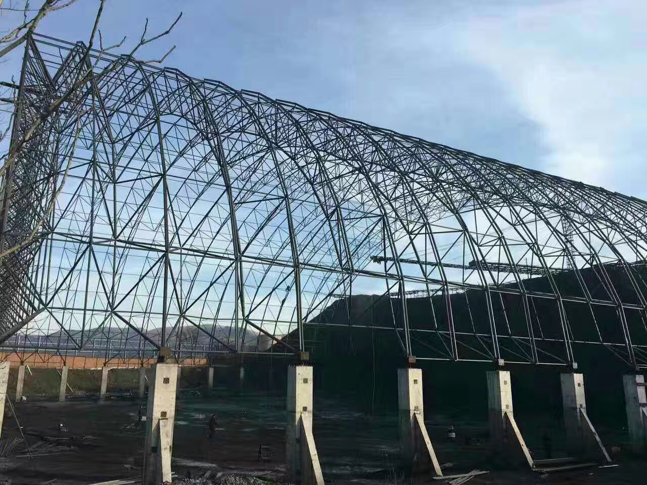 河南登封金岭煤棚